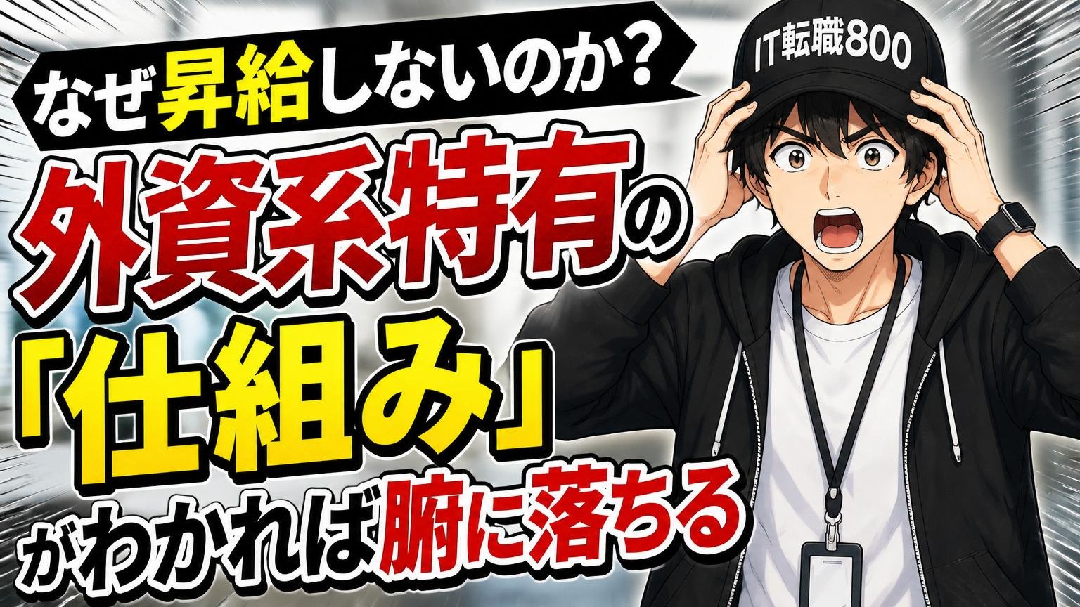 なぜ昇給しないのか?外資系特有の「仕組み」がわかれば腑に落ちる
