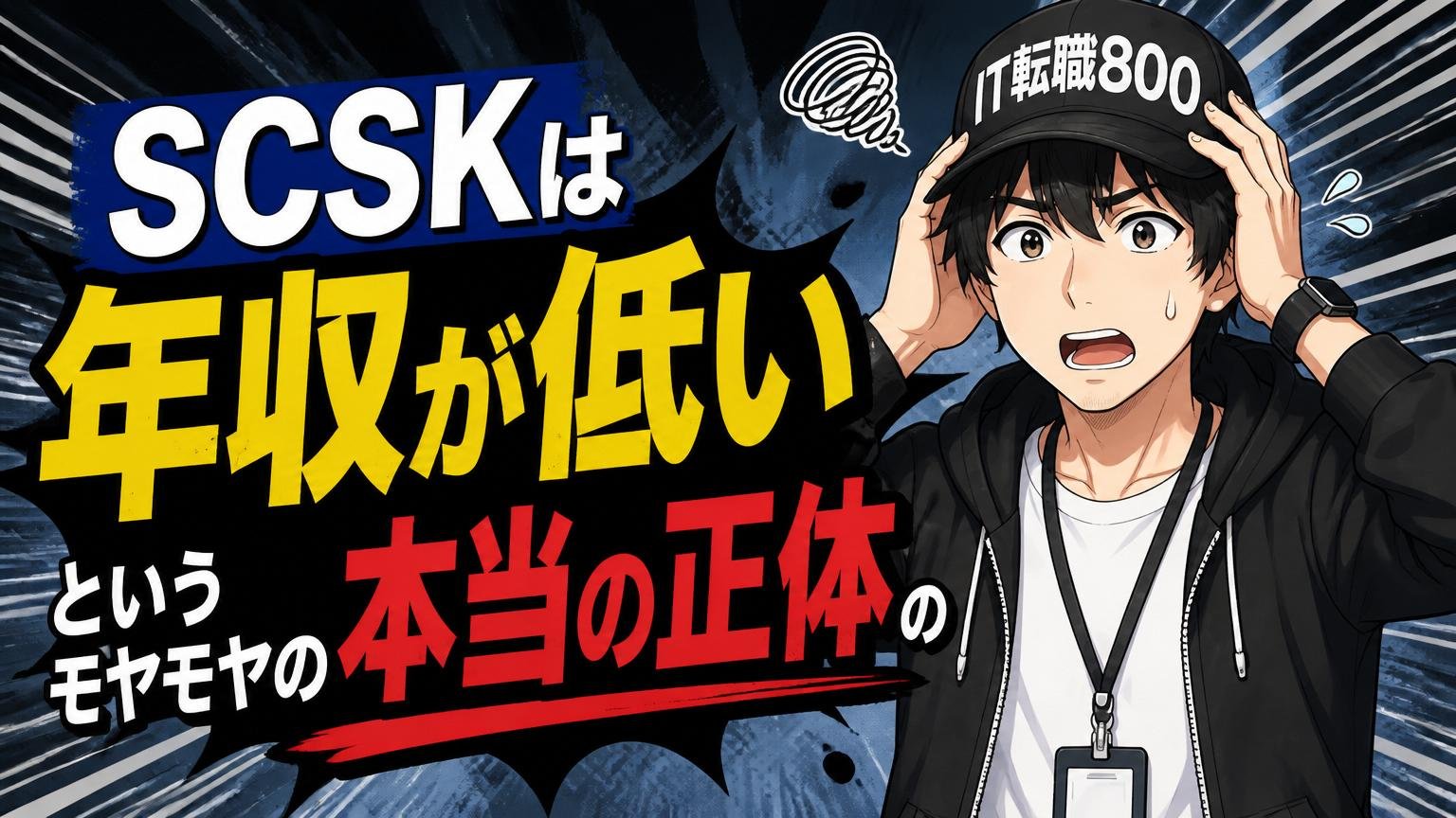 「SCSKは年収が低い」というモヤモヤの本当の正体