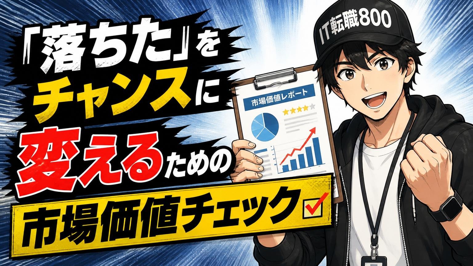 「落ちた」をチャンスに変えるための市場価値チェック