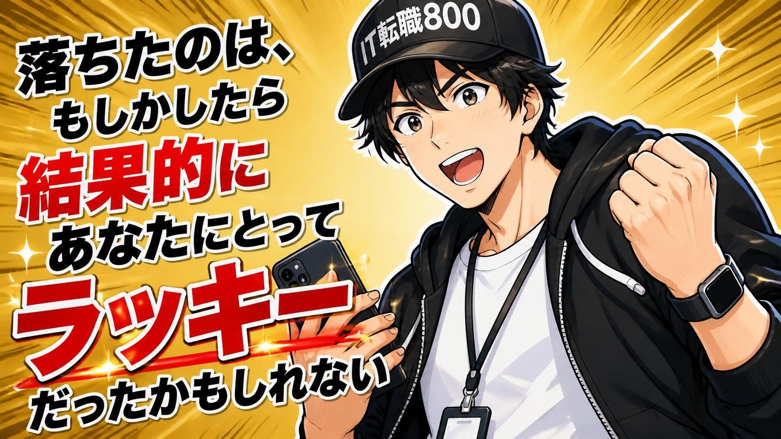 落ちたのは、もしかしたら結果的にあなたにとってラッキーだったかもしれない