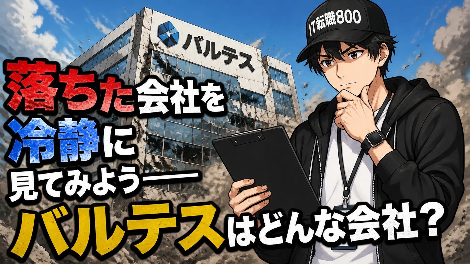 落ちた会社を冷静に見てみよう——バルテスはどんな会社？