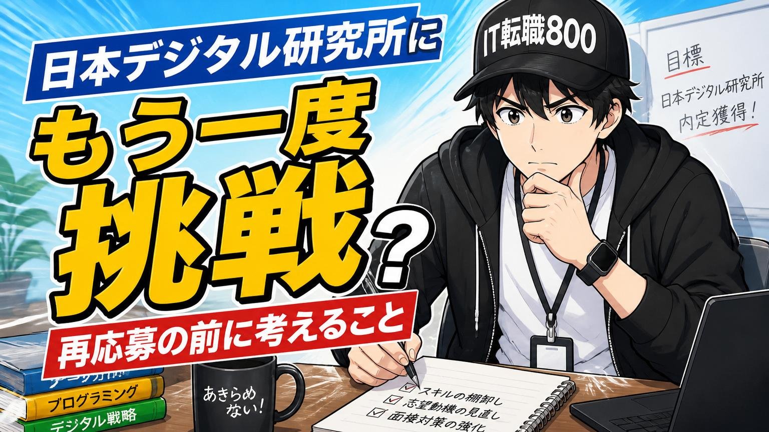 日本デジタル研究所にもう一度挑戦できる？再応募の前に考えること