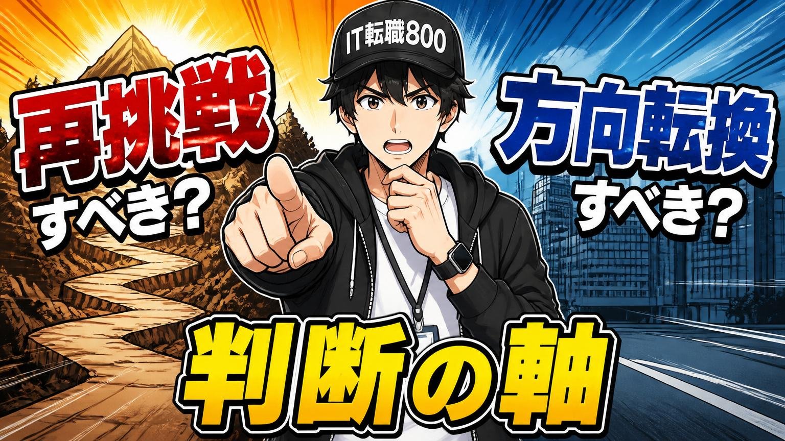 再挑戦すべき？それとも方向転換？判断の軸