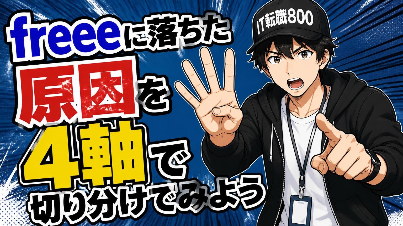 freeeに落ちた原因を4軸で切り分けてみよう