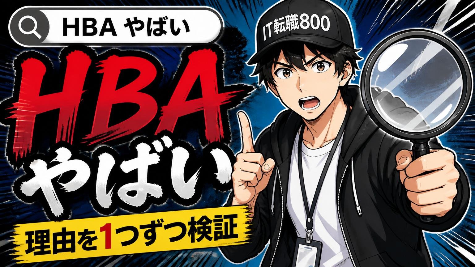 なぜ「HBA やばい」と検索されるのか?理由を1つずつ検証