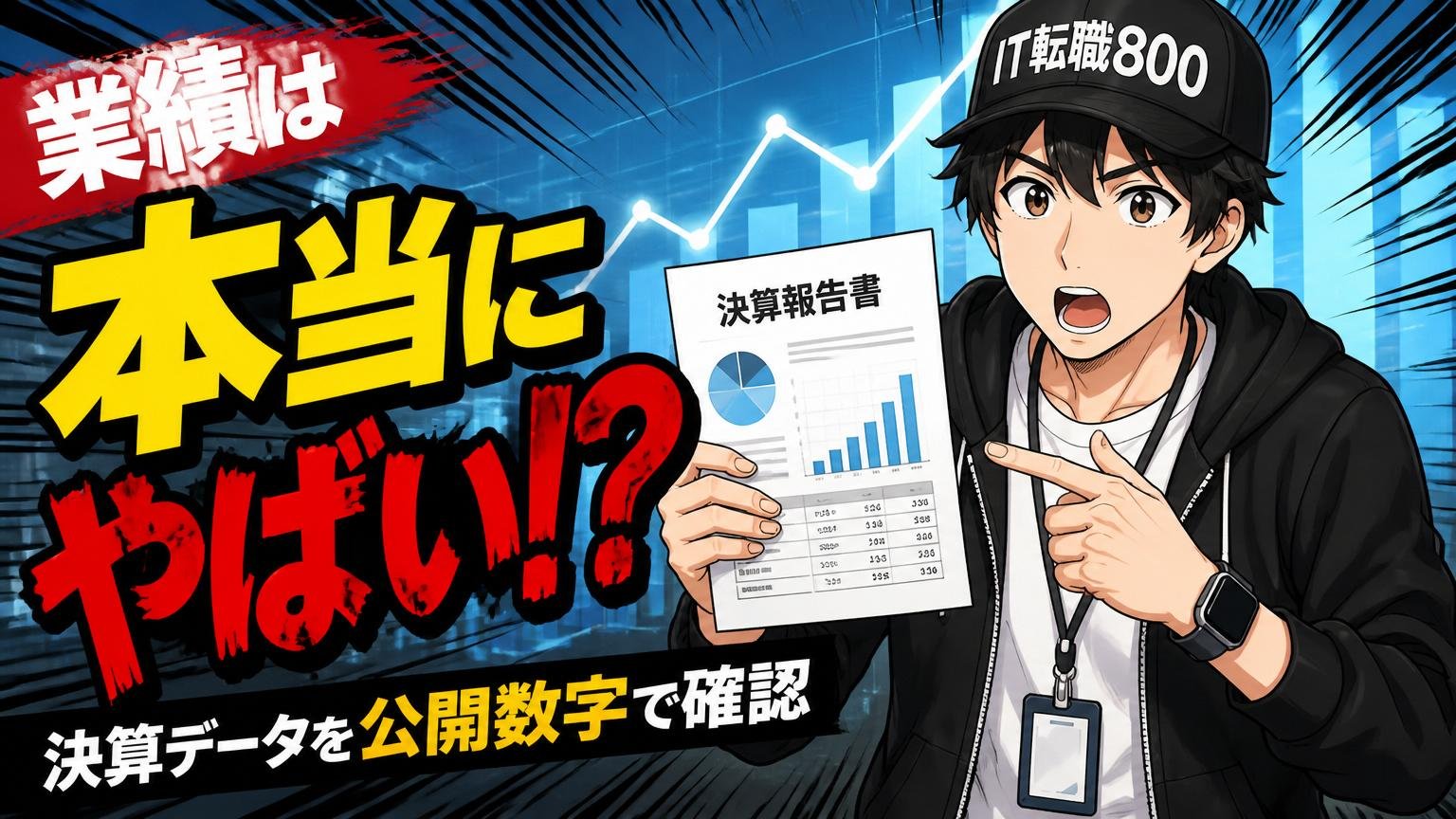 業績は本当にやばい？決算データを公開数字で確認