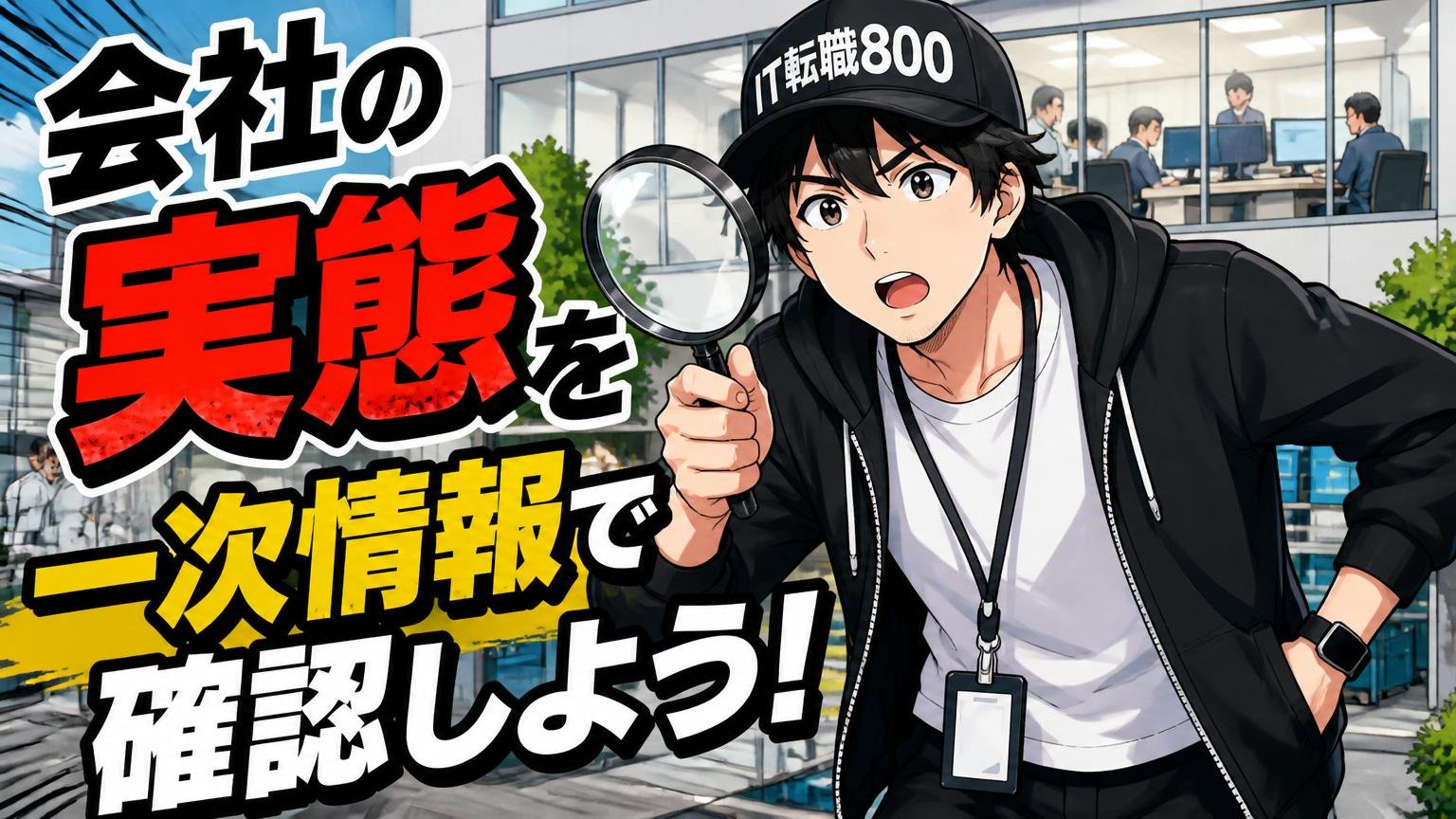会社の実態を一次情報で確認しよう