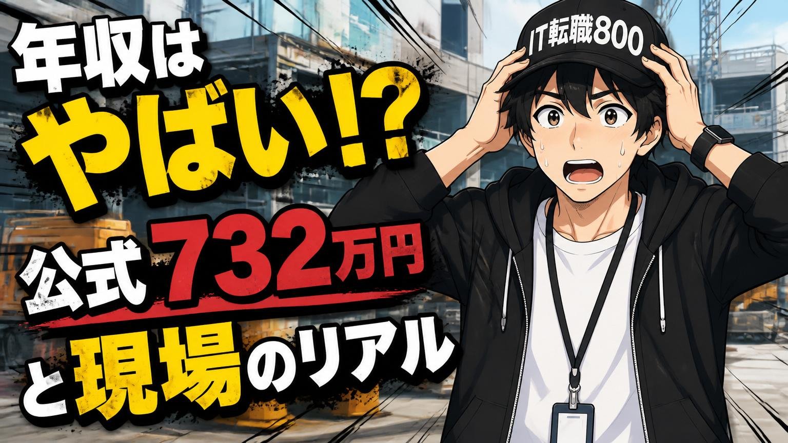 年収はやばい?公式732万円と現場のリアル