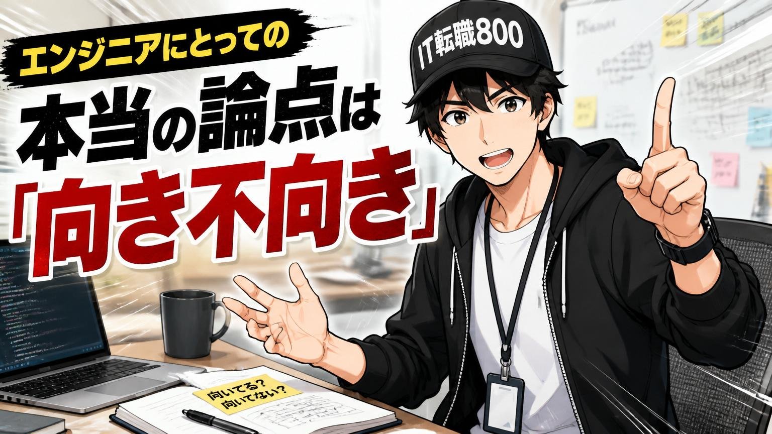 【検証2】エンジニアにとっての本当の論点は「向き不向き」