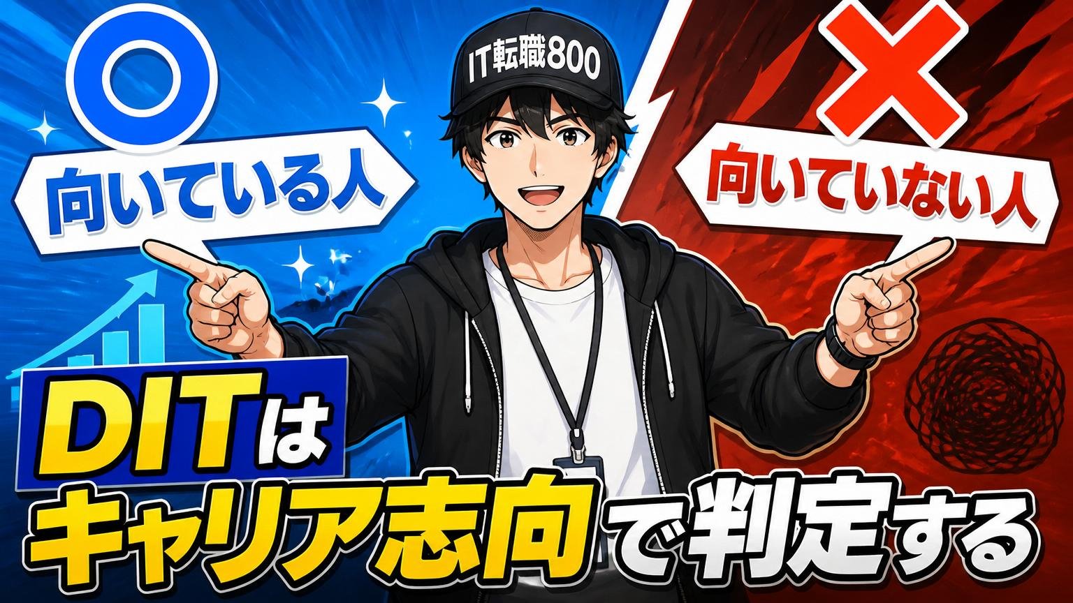 DITが「向いている人」「向いていない人」｜キャリア志向で判定する