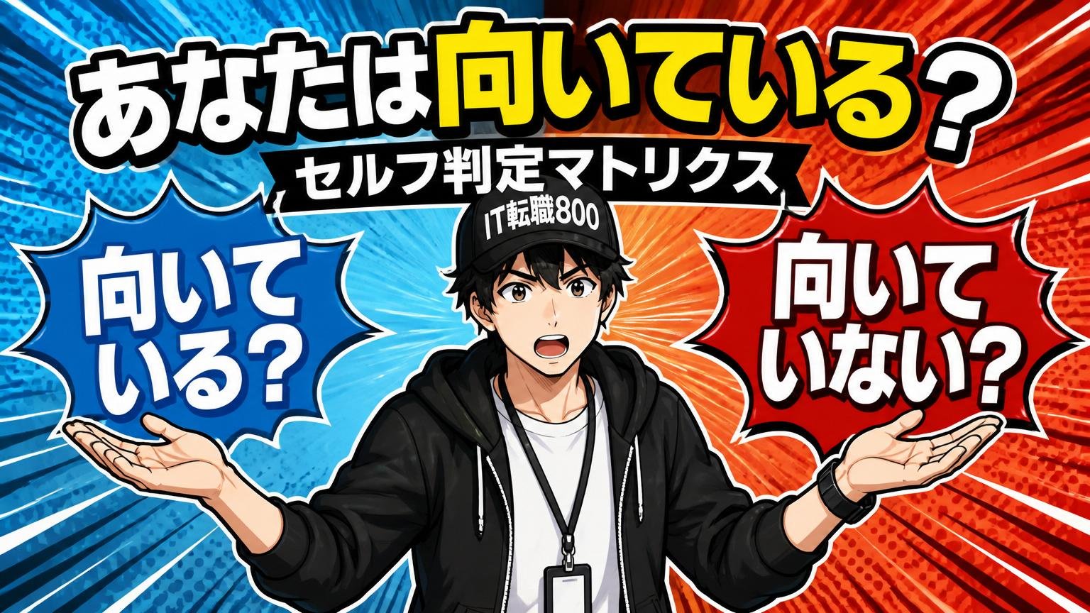 あなたは向いている？向いていない？セルフ判定マトリクス