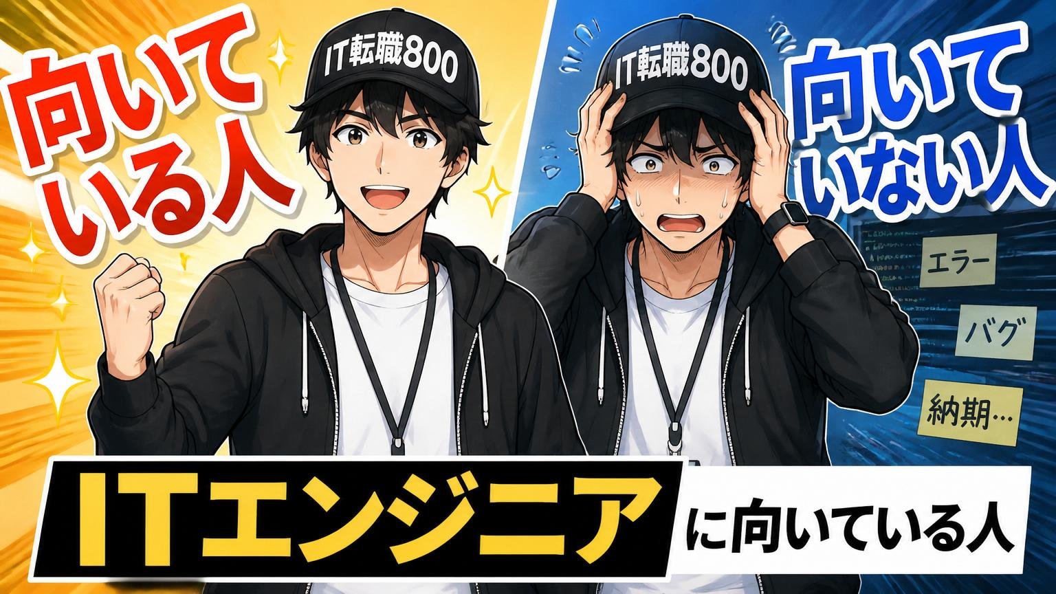 ITエンジニアとして向いている人/向いていない人