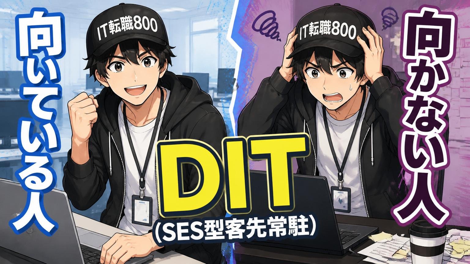 DIT（SES型客先常駐）に向いている人／向かない人