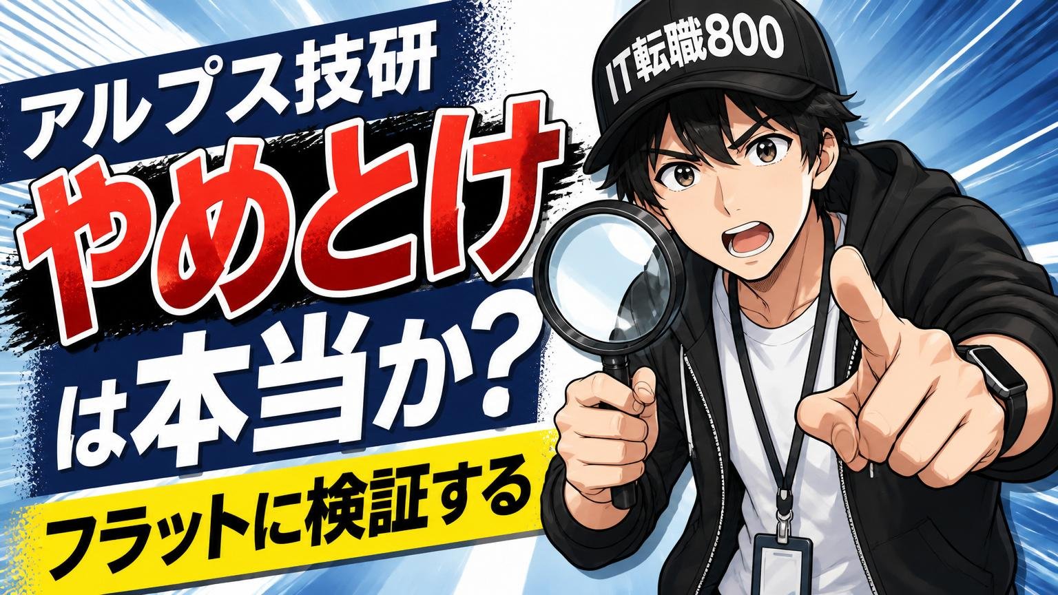 「アルプス技研 やめとけ」は本当か?フラットに検証する