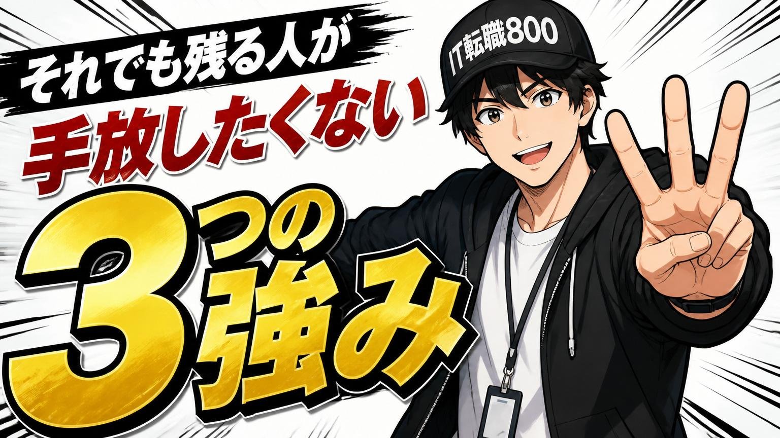 それでも残る人が手放したくない"3つの強み"