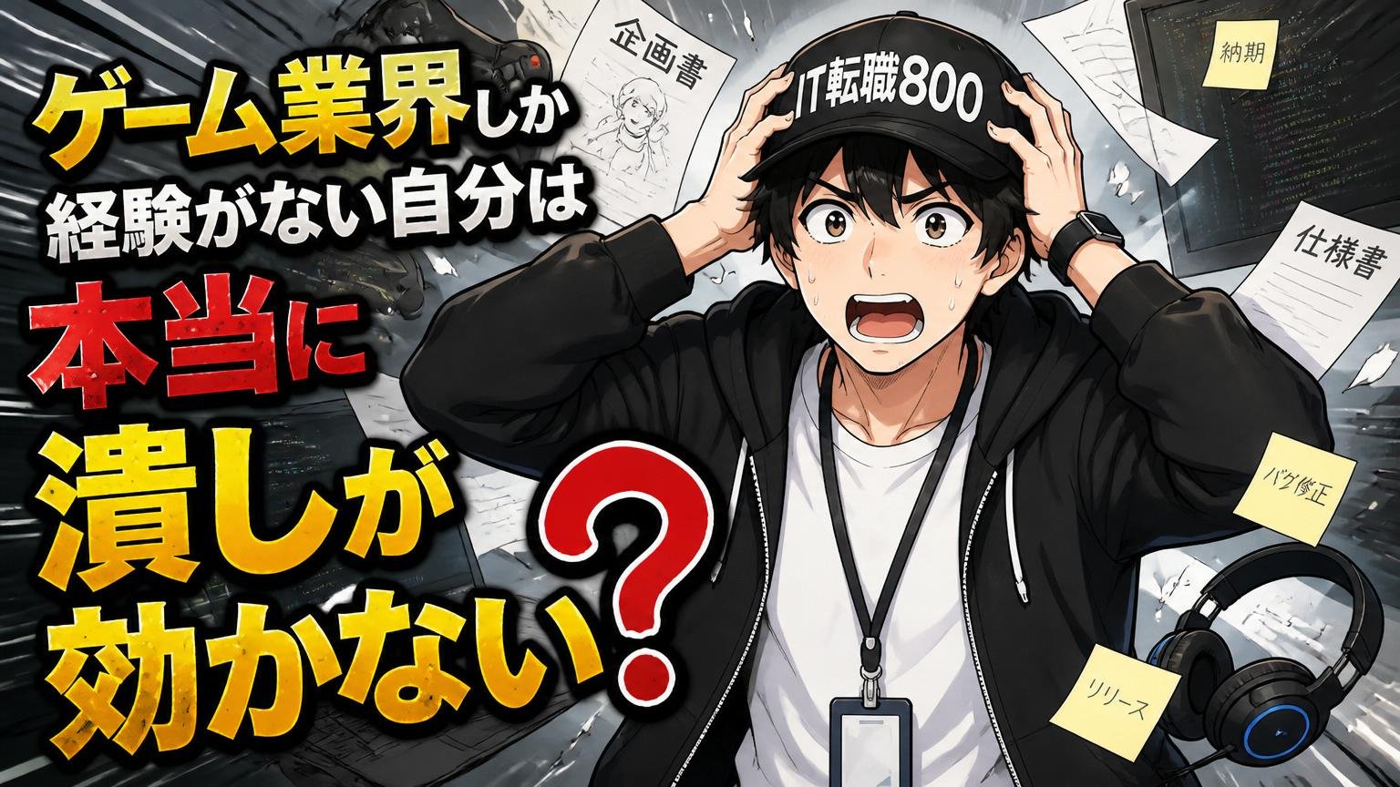 「ゲーム業界しか経験がない自分」は、本当に潰しが効かないのか