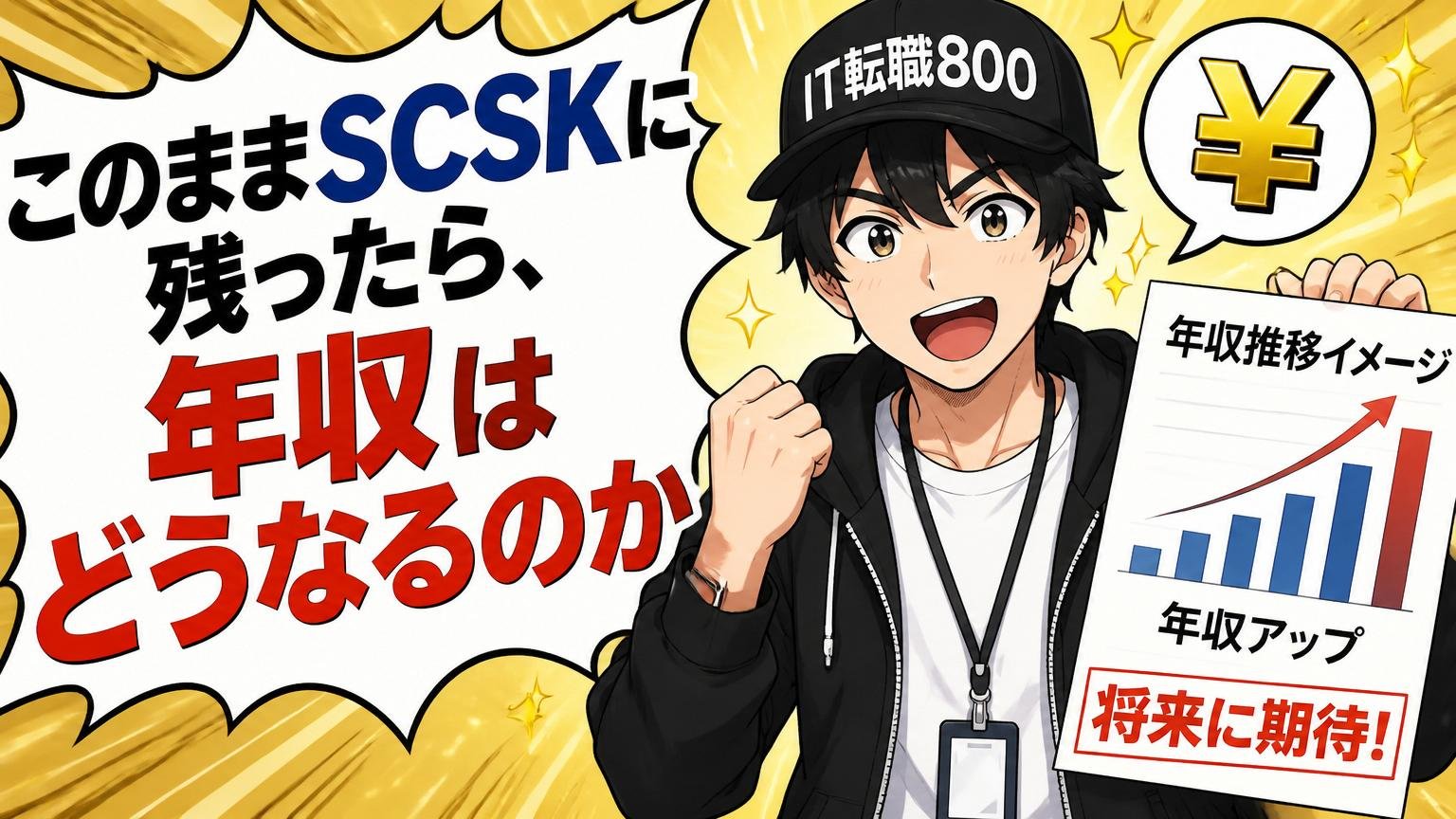 このままSCSKに残ったら、年収はどうなるのか