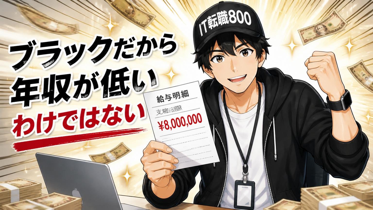 ニーズウェルは「ブラックだから年収が低い」わけではない