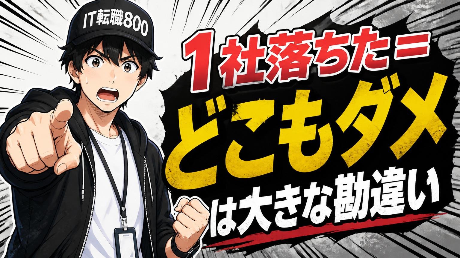 「1社落ちた＝どこもダメ」は大きな勘違い