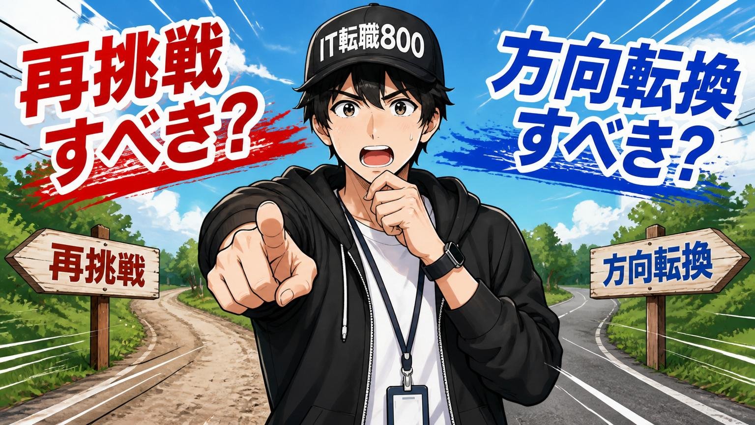 再挑戦すべき？方向転換すべき？——あなたの分かれ道