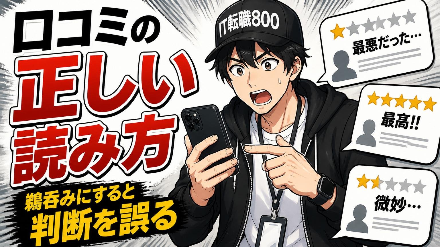 口コミの正しい読み方（鵜呑みにすると判断を誤る）
