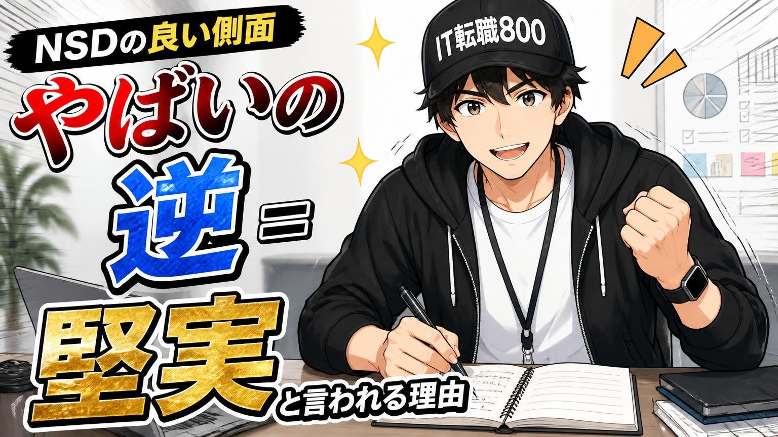 NSDの良い側面 やばいの逆=堅実と言われる理由