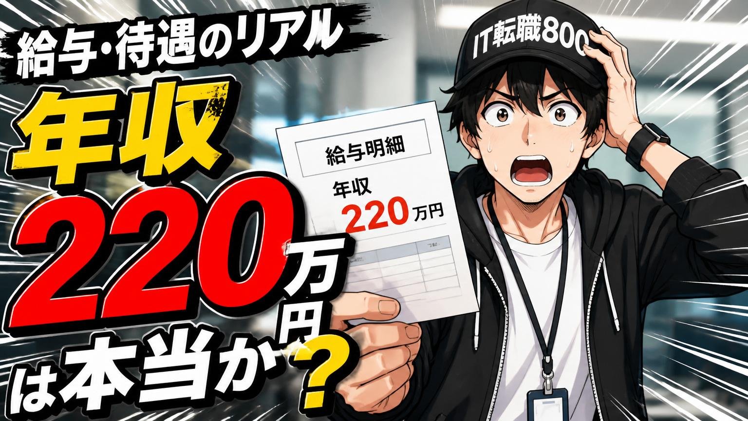 給与・待遇のリアル：「年収220万」は本当か