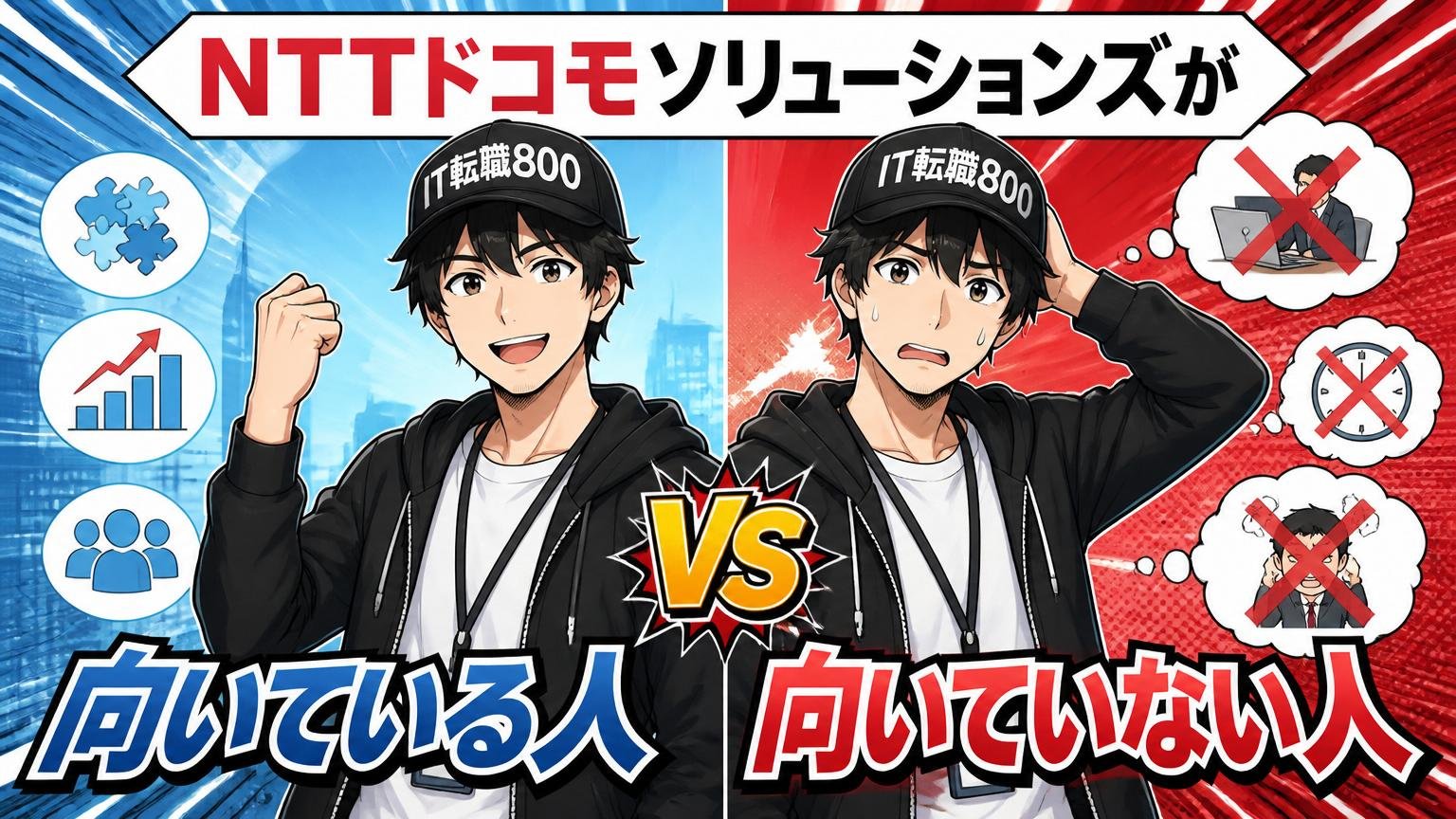NTTドコモソリューションズが向いている人・向いていない人