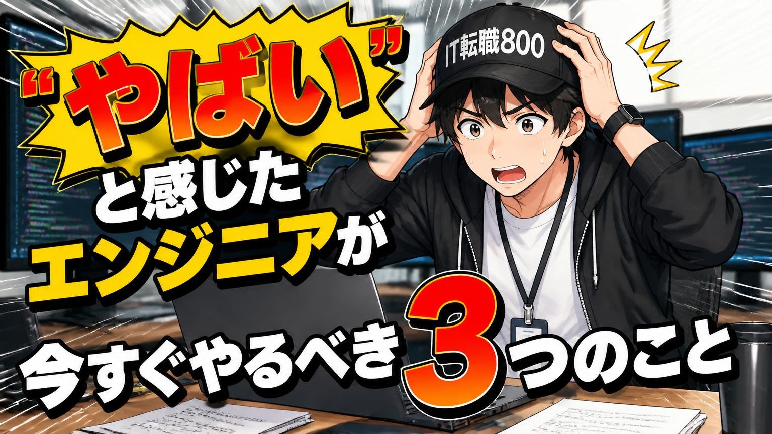 「やばい」と感じたエンジニアが今すぐやるべき3つのこと