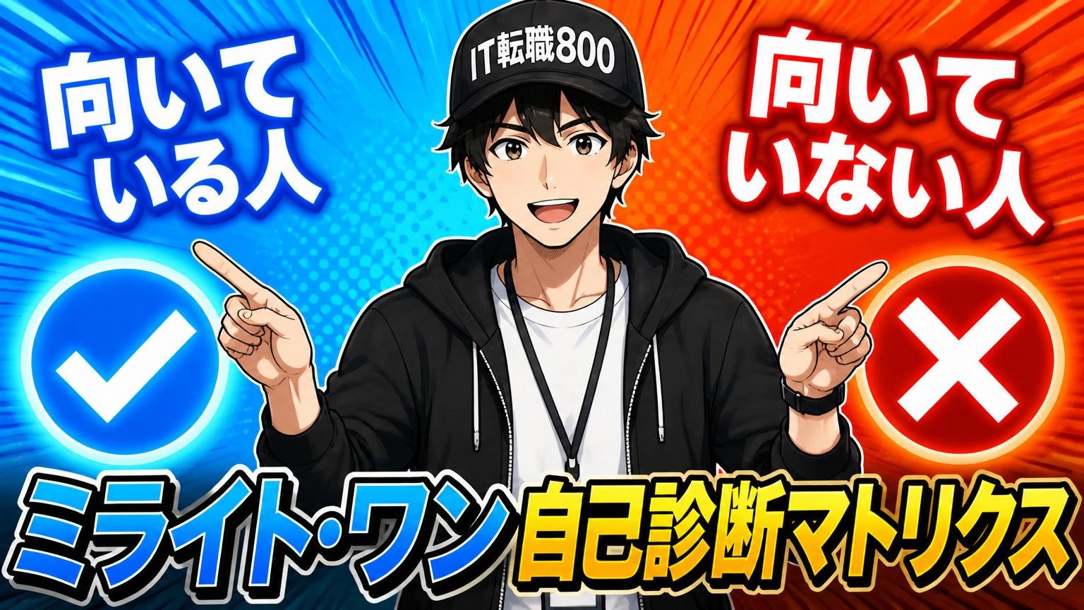 ミライト・ワンが向いている人／向いていない人【自己診断マトリクス】