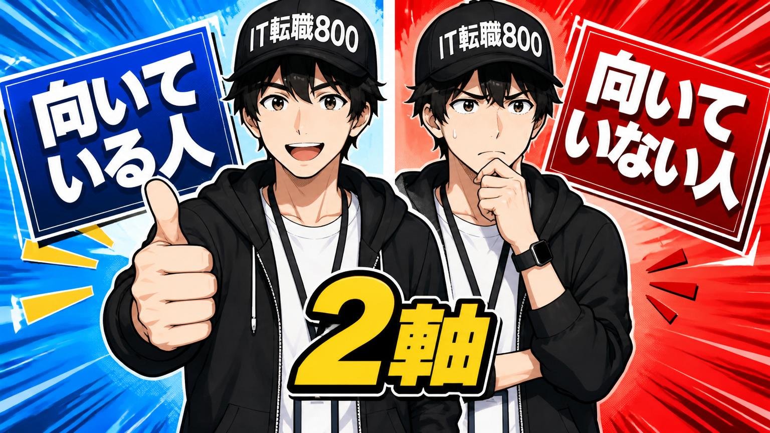 「向いている人／向いていない人」をハッキリ分ける2軸