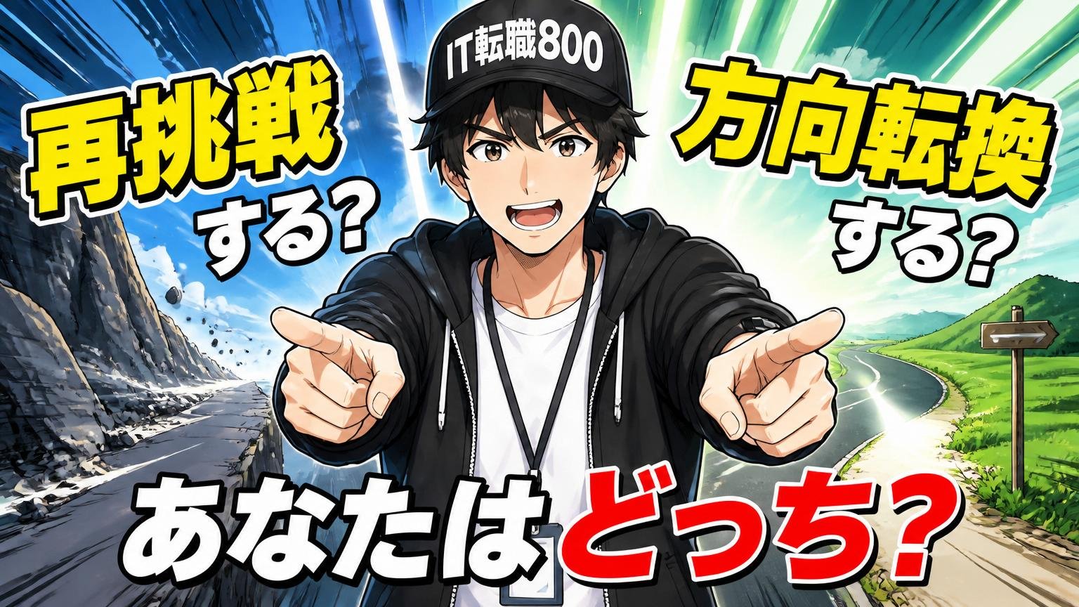 再挑戦する？方向転換する？あなたはどっち