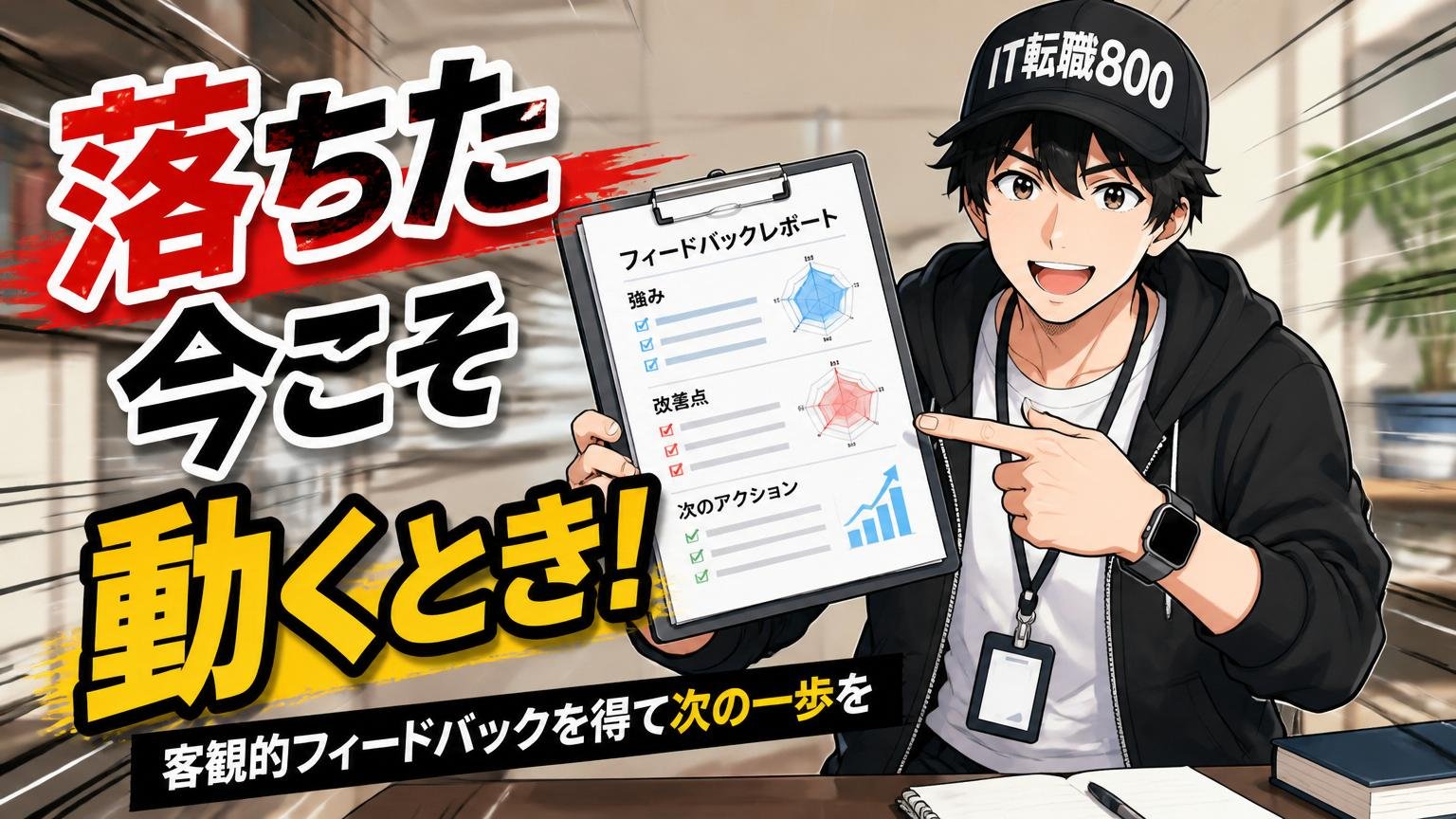 落ちた今こそ動くとき｜客観的フィードバックを得て次の一歩を