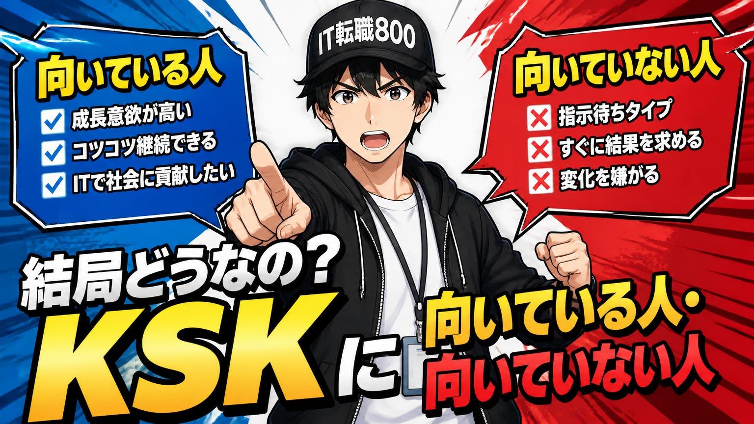 結局どうなの？KSKに「向いている人・向いていない人」