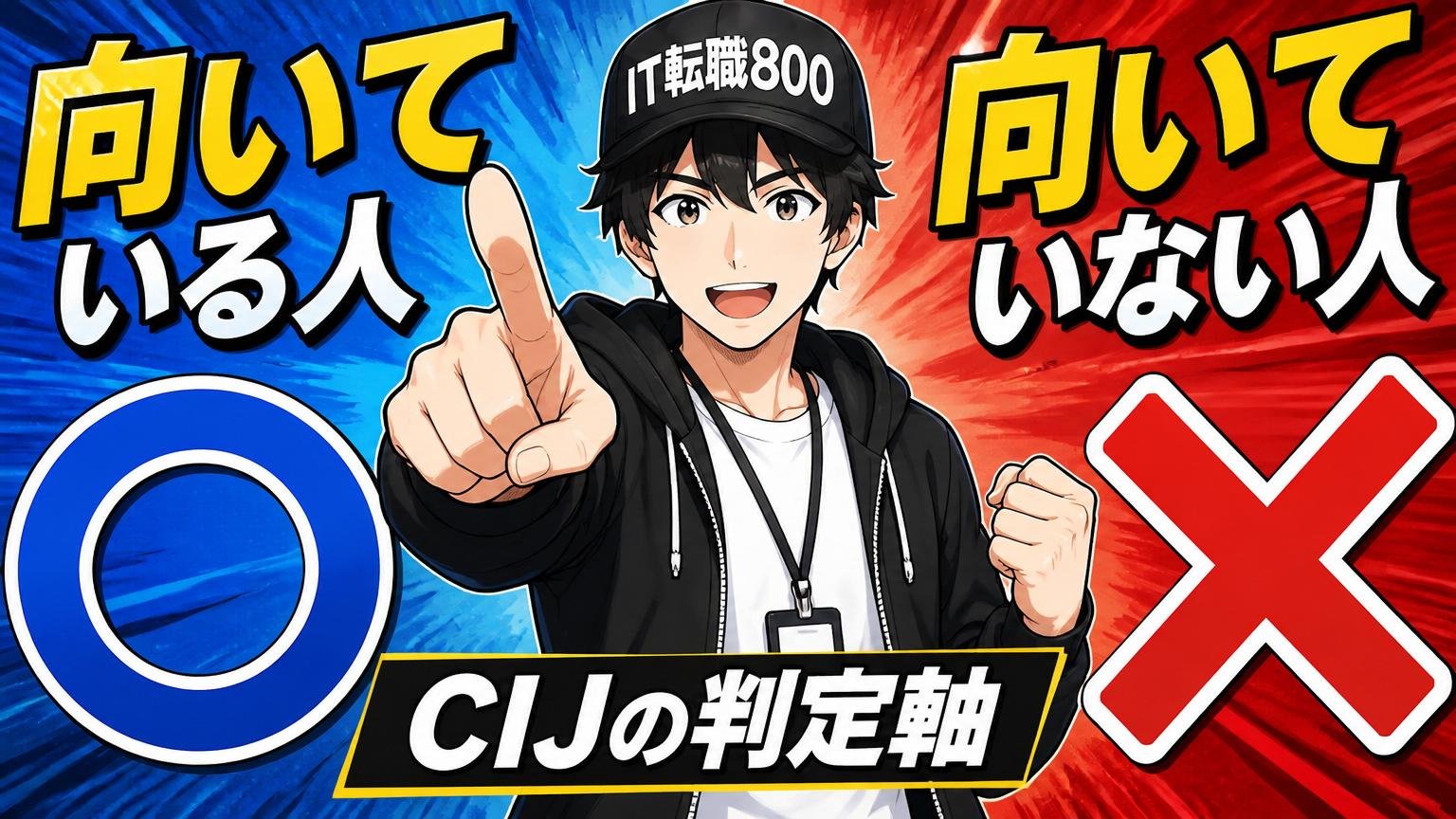 CIJに向いている人/向いていない人の判定軸