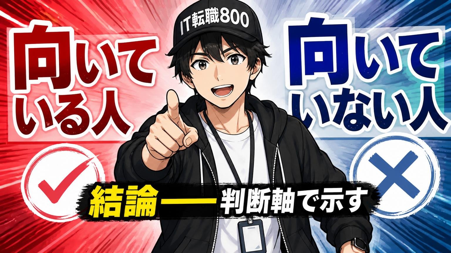 結論──向いている人／向いていない人を判断軸で示す