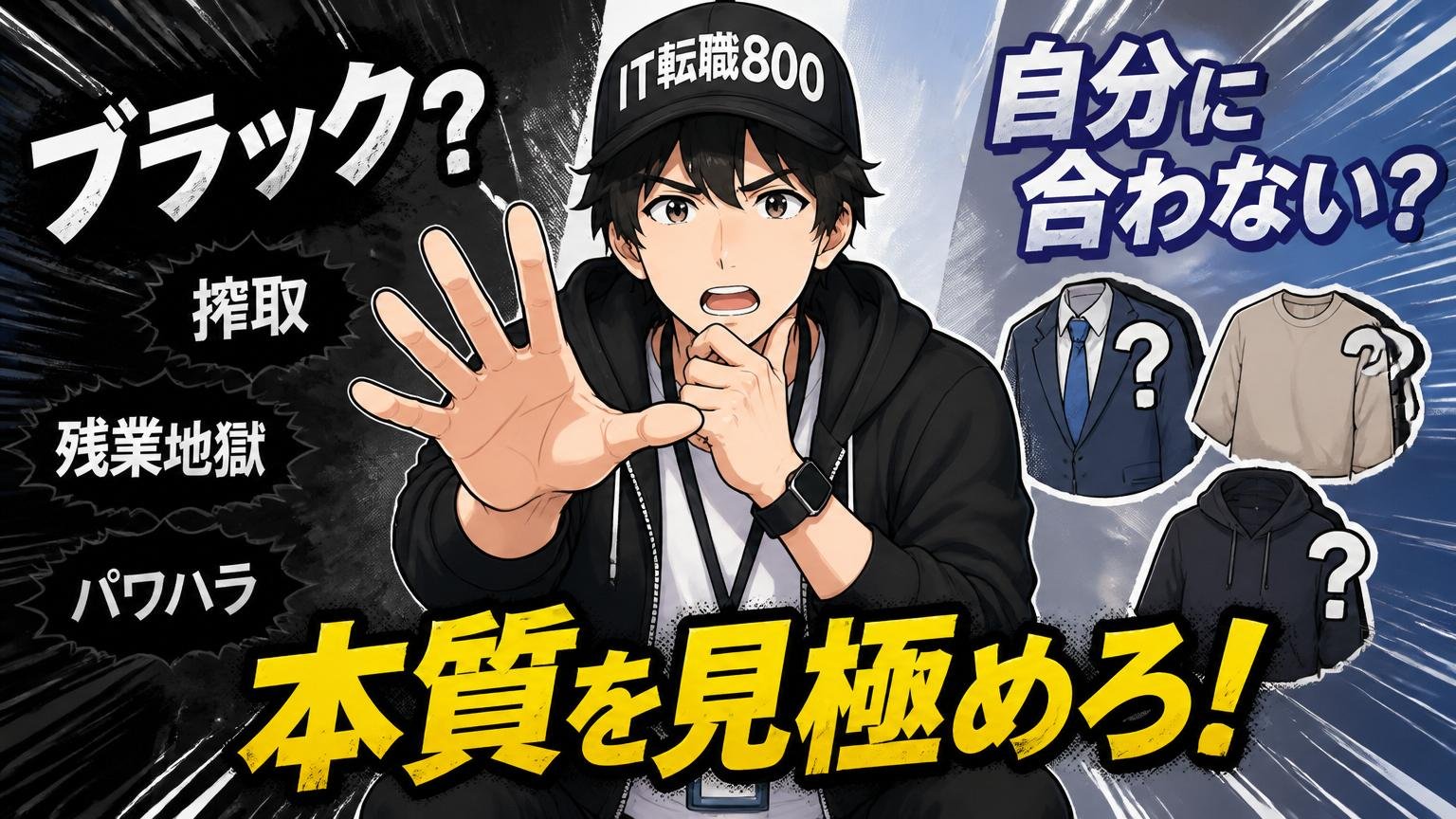 本質的な問い｜「ブラック」と「自分に合わない」を切り分ける