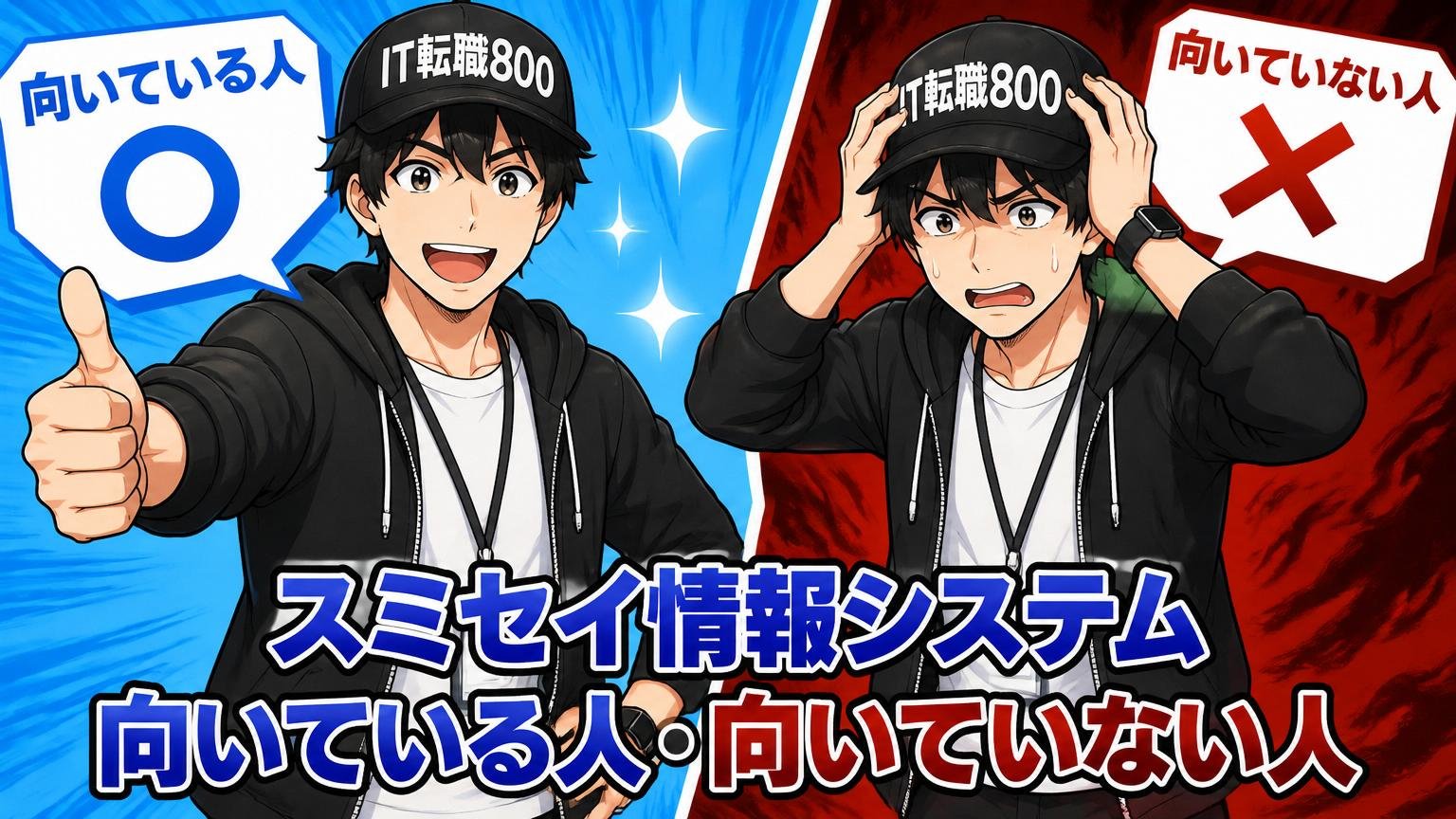 スミセイ情報システムが向いている人・向いていない人