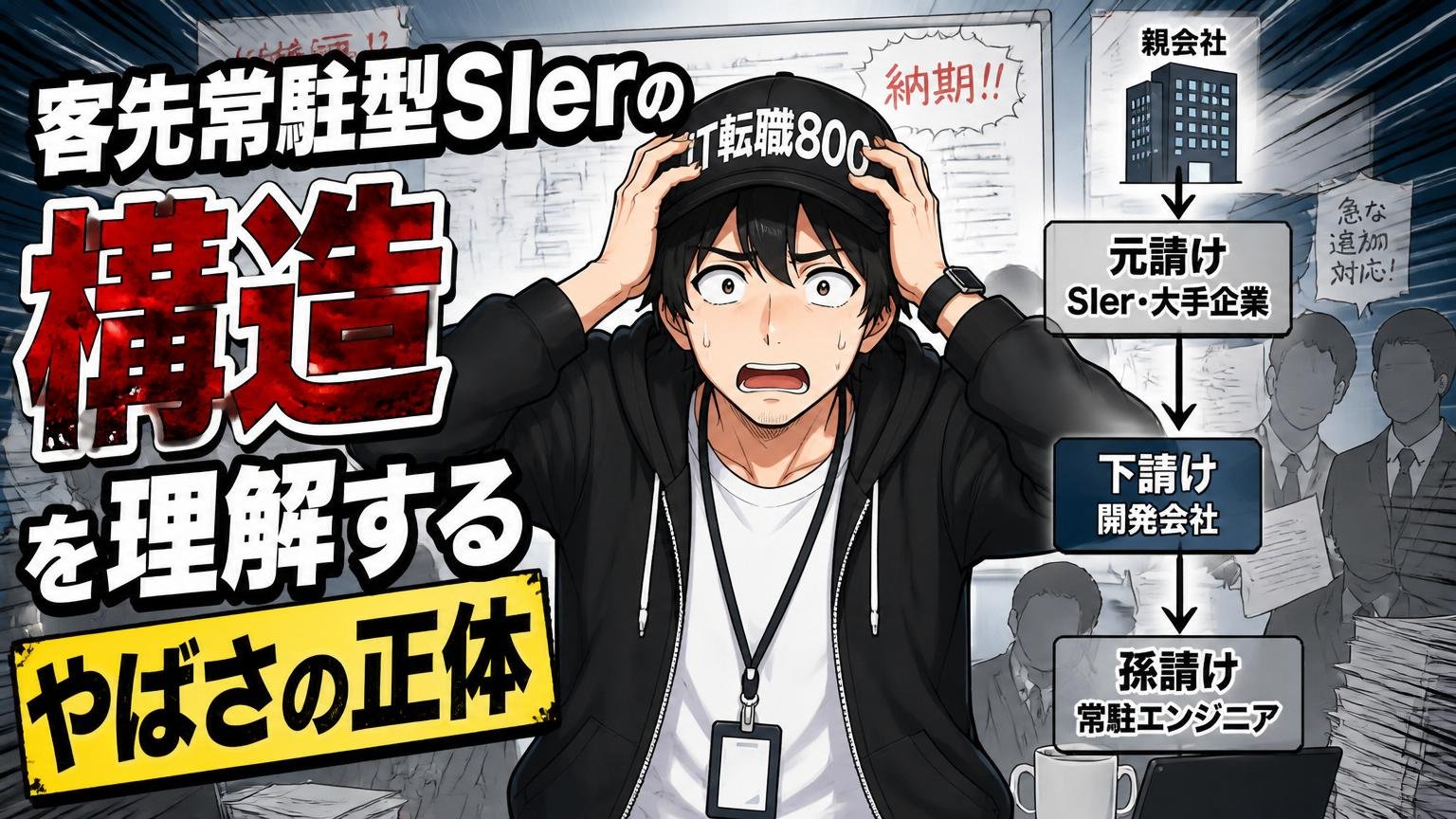 客先常駐型SIerの構造を理解する（やばさの正体）