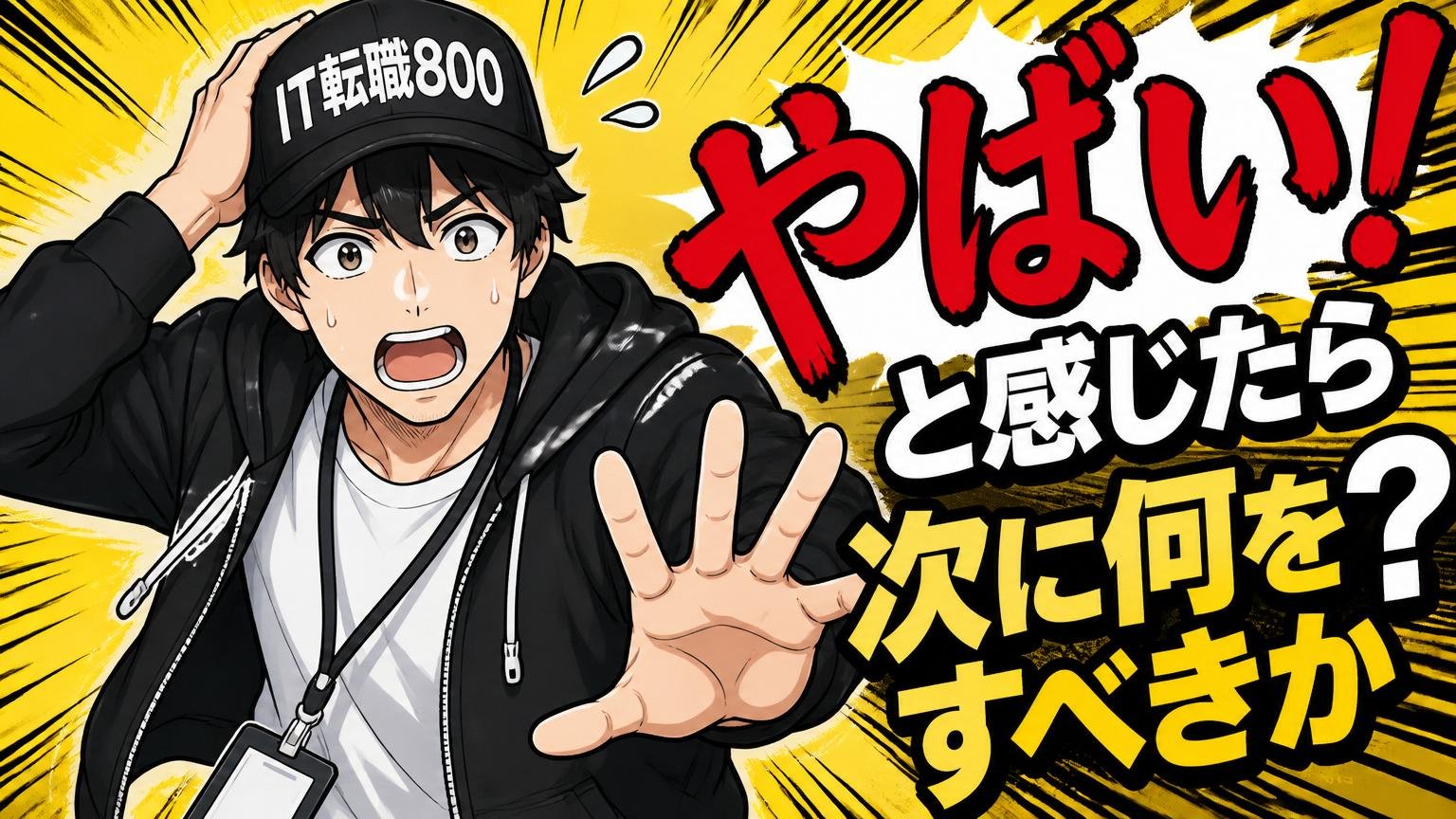 「やばい」と感じたら次に何をすべきか