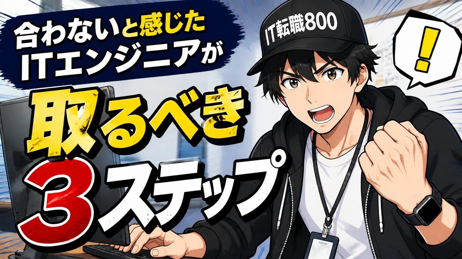 合わないと感じたITエンジニアが取るべき3ステップ