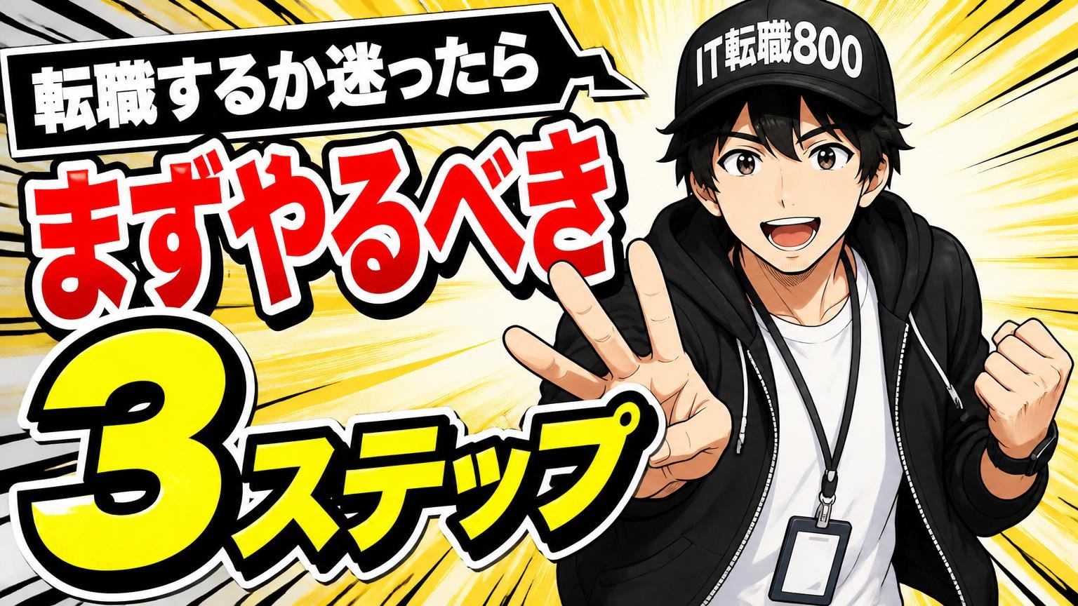 転職するか迷ったらまずやるべき3ステップ