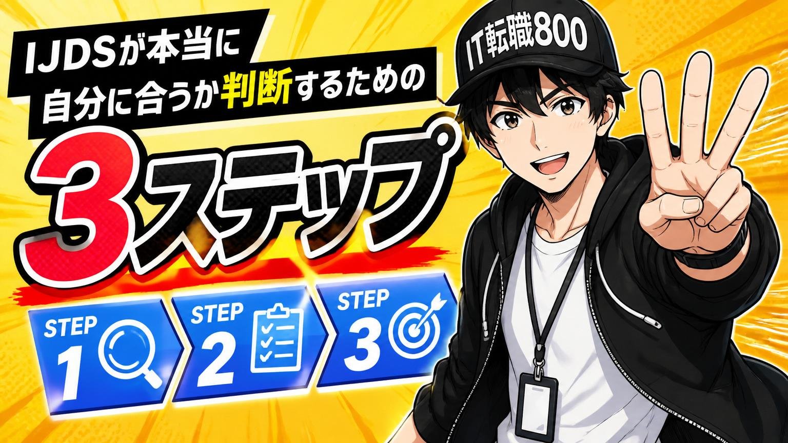 IJDSが本当に自分に合うか判断するための3ステップ
