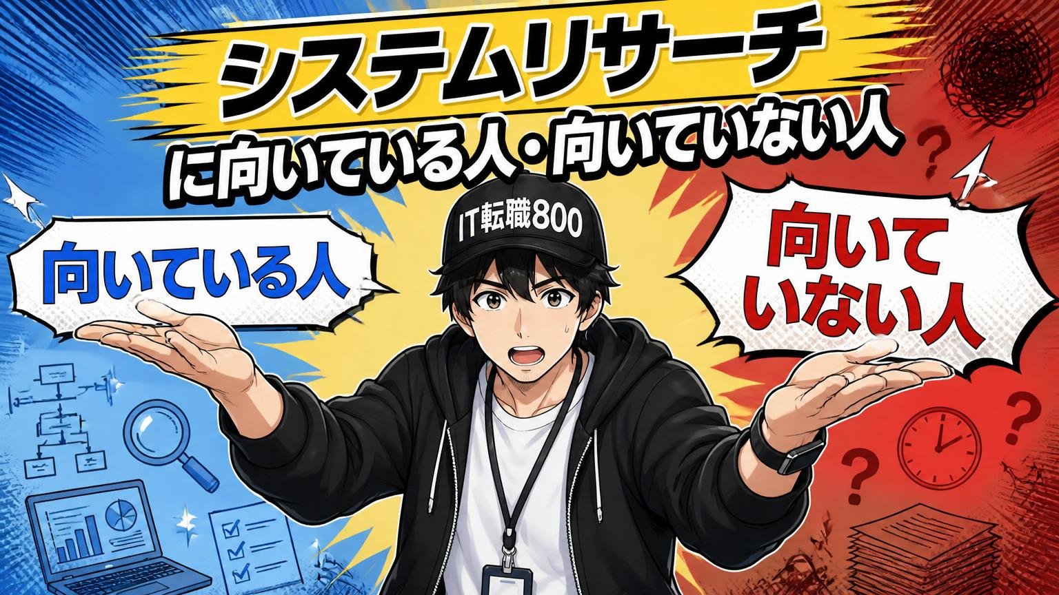 自己診断：システムリサーチに向いている人・向いていない人