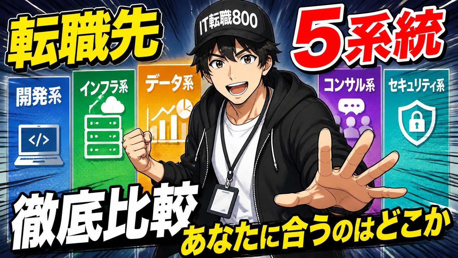 転職先5系統の徹底比較：あなたに合うのはどこか