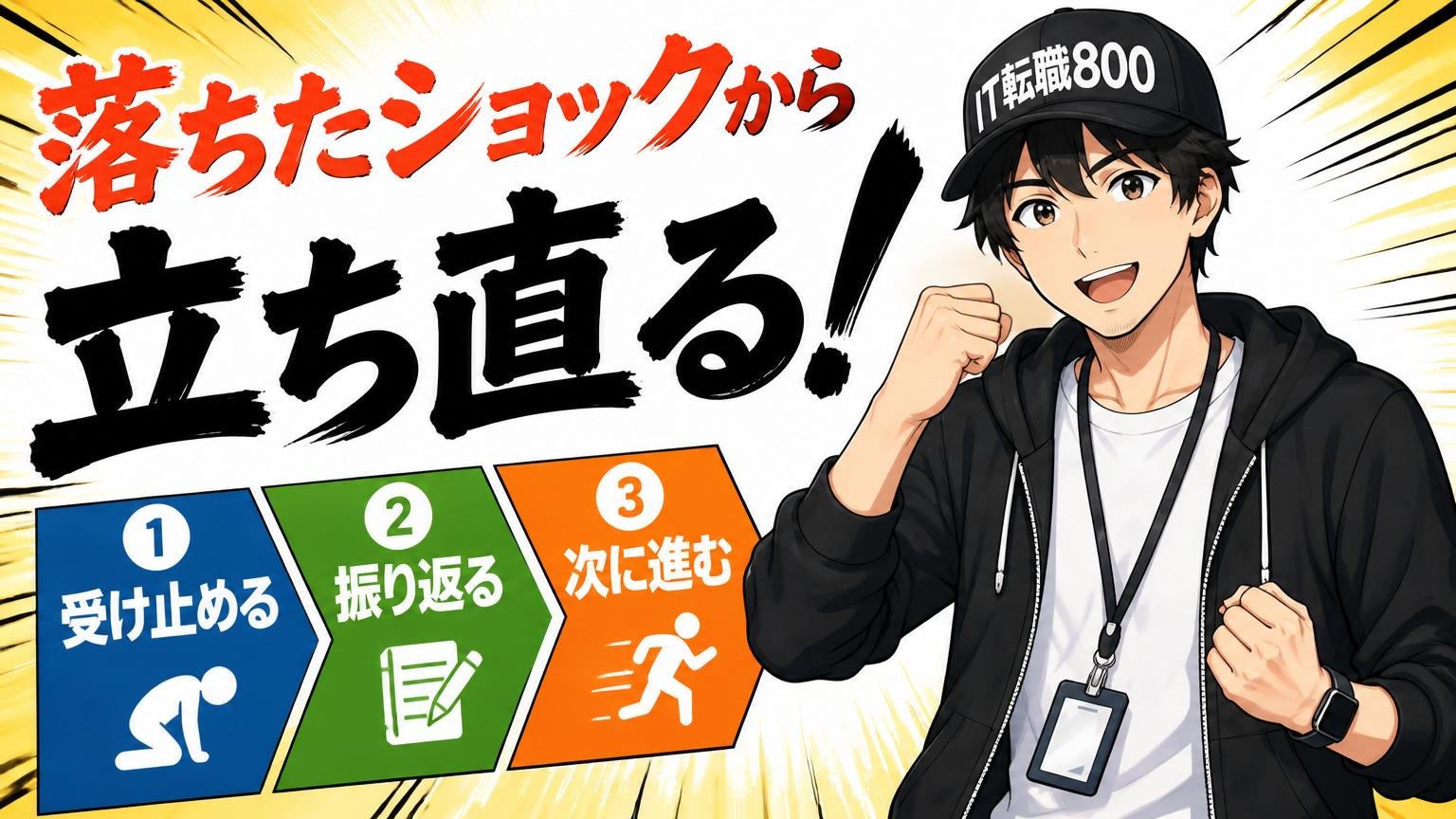 落ちたショックから立ち直る具体的なステップ