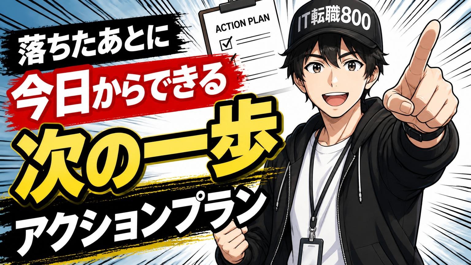落ちたあとに今日からできる、次の一歩のアクションプラン