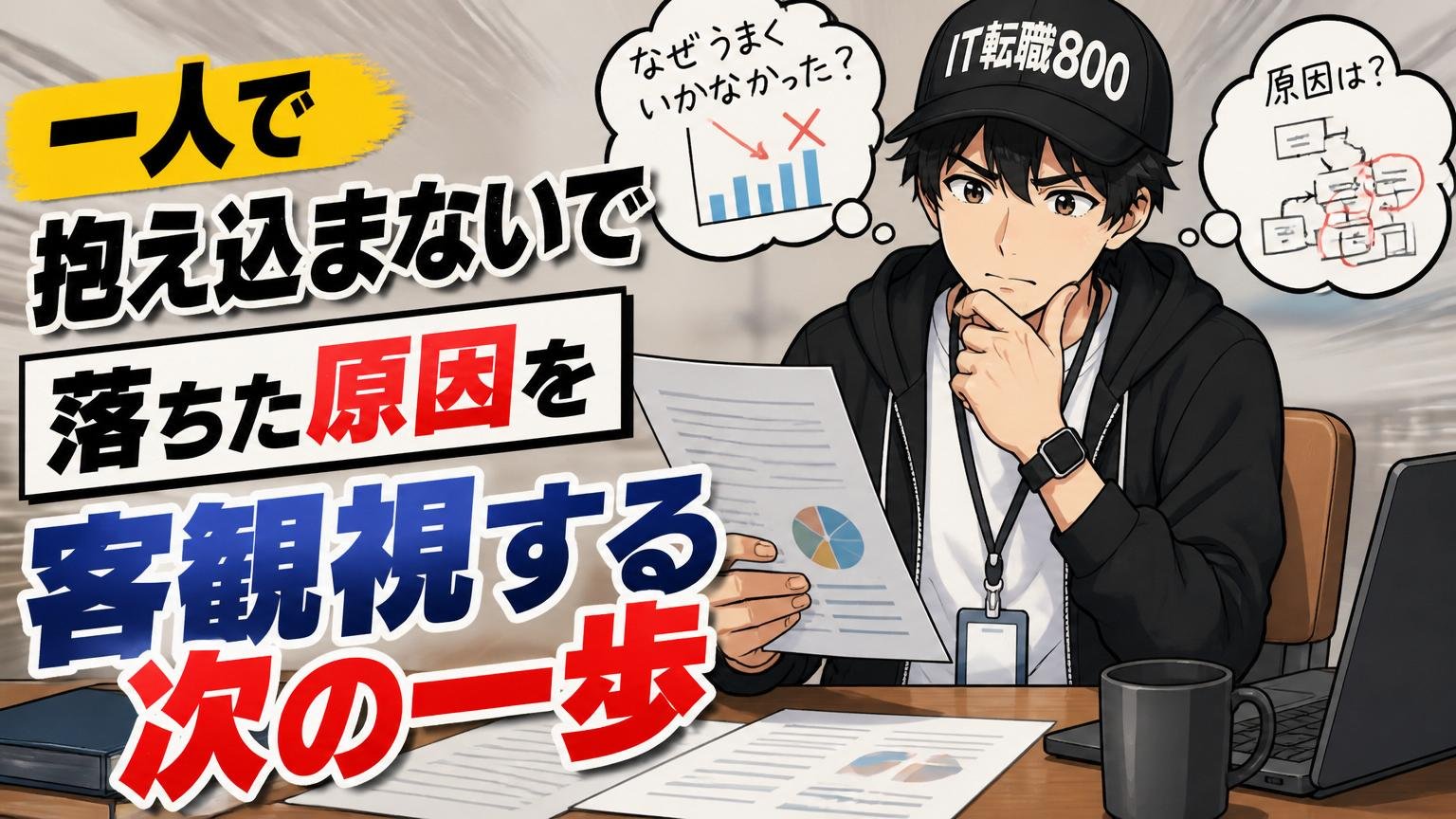 一人で抱え込まないで｜落ちた原因を客観視する次の一歩