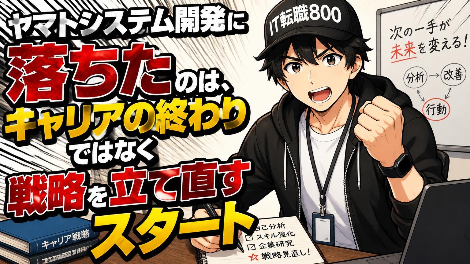 まとめ｜ヤマトシステム開発に落ちたのは、キャリアの終わりではなく“戦略を立て直すスタート”