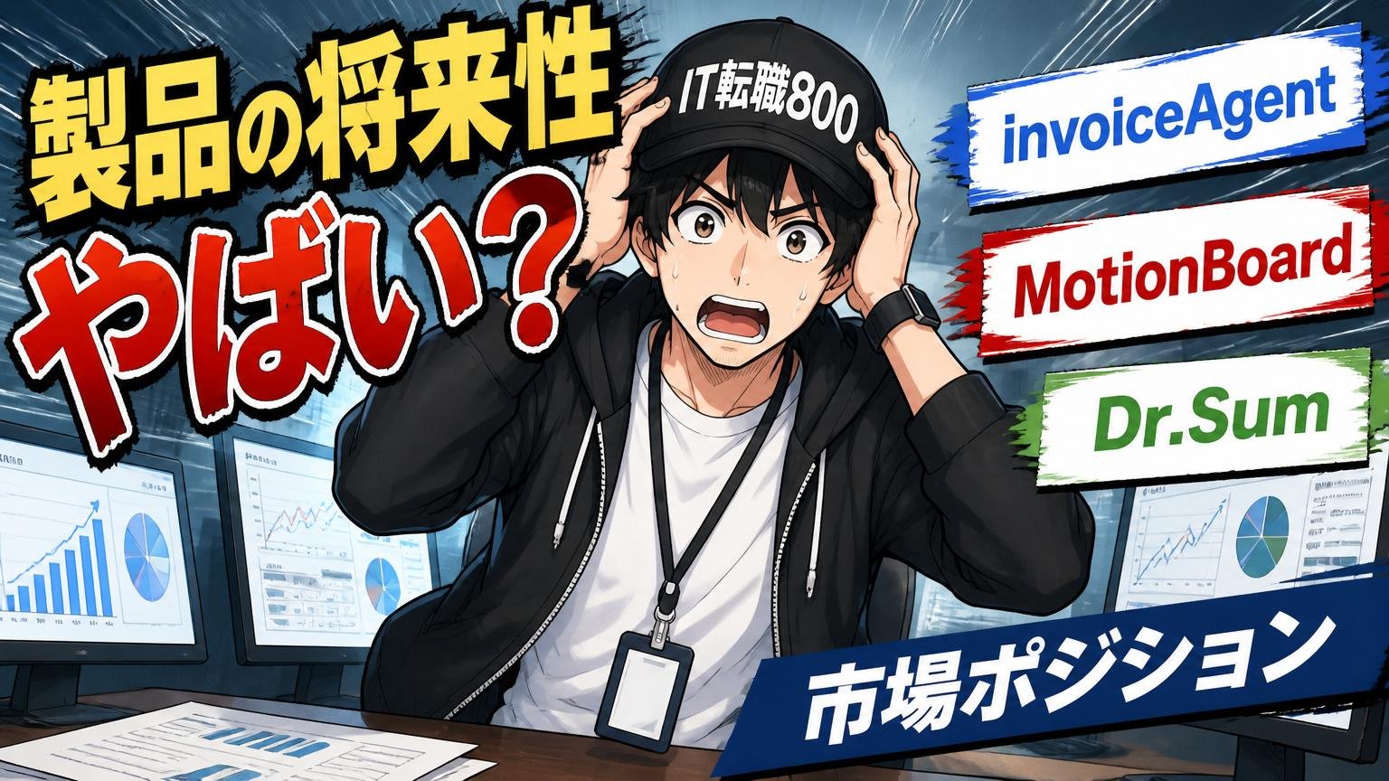 製品の将来性はやばい？invoiceAgent・MotionBoard・Dr.Sumの市場ポジション